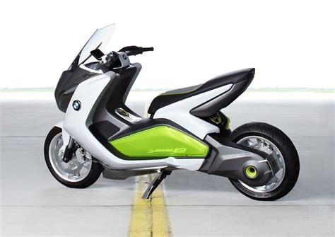 BMW Motorrad Concept E Electric Scooter Computer Graphics Daily News