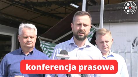 Konferencja Prasowa prezesa W Kosiniaka Kamysza i posła M