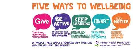 Five ways to wellbeing Self Empowerment, Life Coaching, Inspirational ...