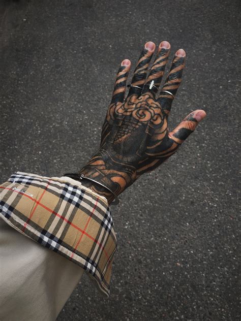 Healed Blackwork Hand Done By Jotatattooer On Renezz Hand At