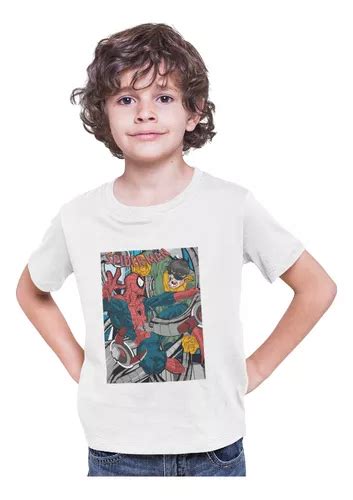 Playera Personalizada Spiderman Doc Oc Ara A Marvel Ni O Env O Gratis