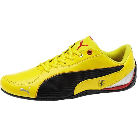 Puma Lace Ferrari Drift Cat 5 Nm Mens Shoes In Yellow For Men Lyst