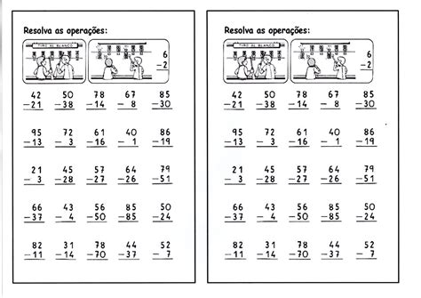 Continhas De Adição E Subtração 5 Ano