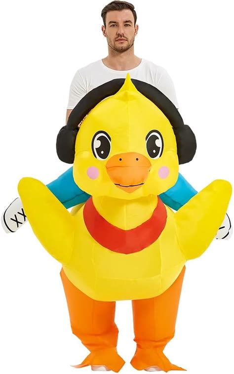 Amazon Kooy Inflatable Duck Costume Ride On Duck Costume Adult