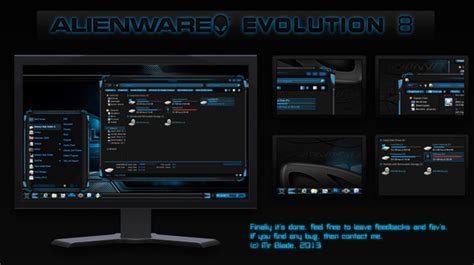 Alienware Evolution for Windows 8 themes - free desktop themes download