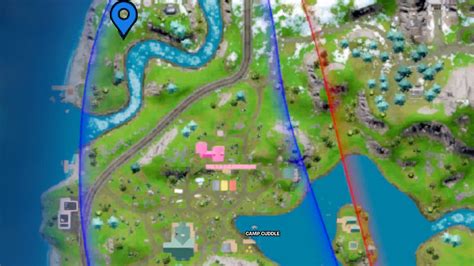 Where To Collect The Level Up Token Northwest Of Camp Cuddle In Fortnite Chapter 3 Season 2