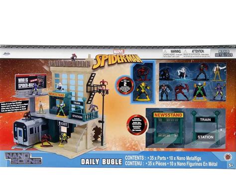 BUY MARVEL SPIDER MAN NANO SCENE DAILY BUGLE SET DIORAMA 10X MINI M