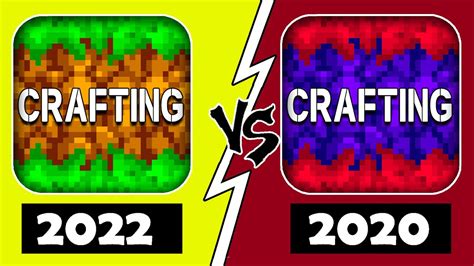 OLD Crafting And Building 2020 Vs NEW UPDATED Crafting And Building