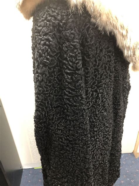 Genuine Persian Lamb Badger Fur Coat Jacket For Men Gem