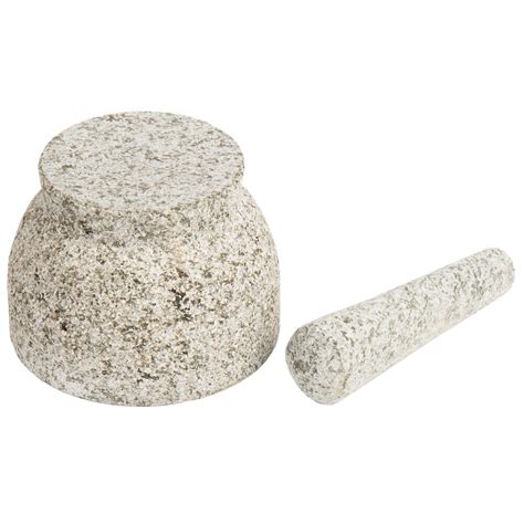 5 Granite Mortar And Pestle Set