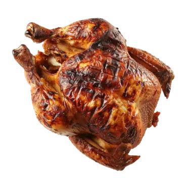 Roast Chicken Isolated On A White Background Chicken Isolated On A