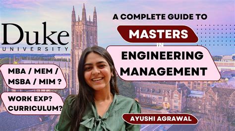 What Is Masters In Engineering Management MEM Duke University