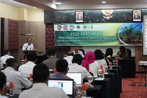 Disbun Kalteng Gelar FGD Pendataan Dan Pemetaan Sawit Rakyat Dalam