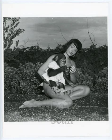 Original Bunny Yeager Photo Sexy Pinup Girl Bettie Page Cheesecake X