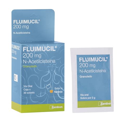 FLUIMUCIL 200 MG SOBRES CJA X 30 UND Droguerias Patria