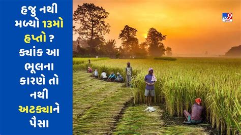 PM Kisan Yojana એક મહન બદ પણ હજ નથ મળય 13મ હપત કયક આ