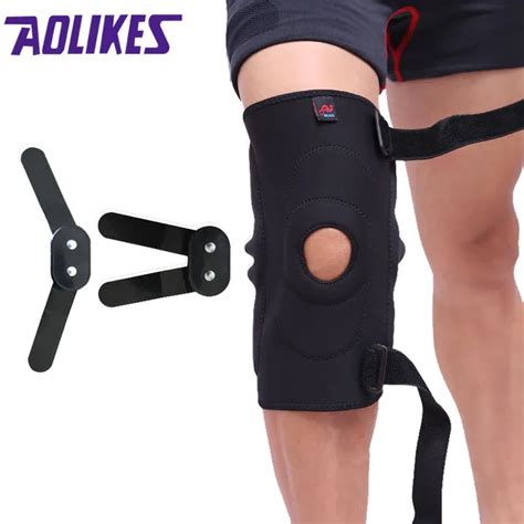 Aolikes Pcs Ajust Vel Articulada Knee Brace Patella Compress O Do