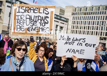 Solidaritaetskundgebund In Solidaritawt Zu Israel Nach Den Iranischen