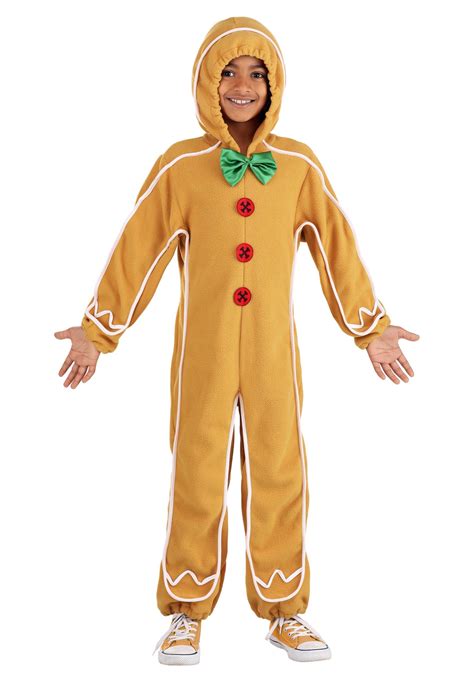 Gingerbread Man Onesie Costume for Kid's