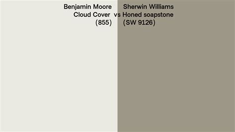 Benjamin Moore Cloud Cover Vs Sherwin Williams Honed Soapstone