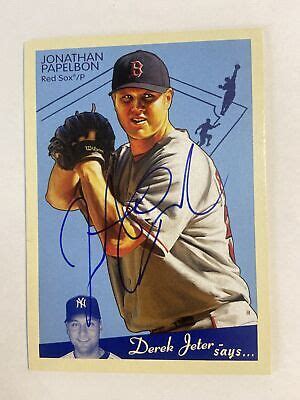 2008 Upper Deck Goudey Autographs Jonathan Papelbon Auto Boston Red Sox