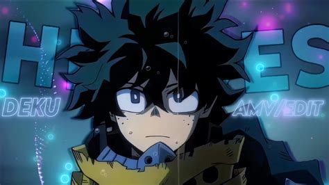 Heroes Tonight Izuku Midoriya Amv Edit My Hero Academia YouTube