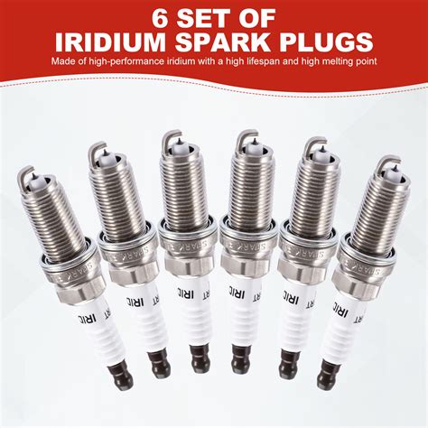 6X UF495 Ignition Coil 6X Iridium Spark Plug Fits For Toyota Tacoma