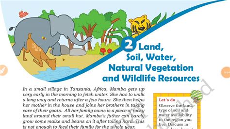 Land Soil Water Natural Vegetation And Wildlife Resources Ncert