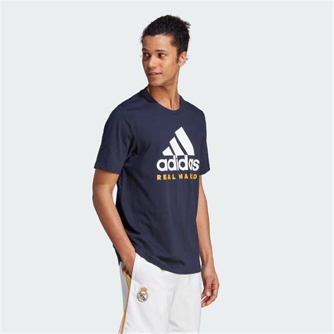 Adidas Real Madrid Dna Graphic Tee Blue Adidas Gh