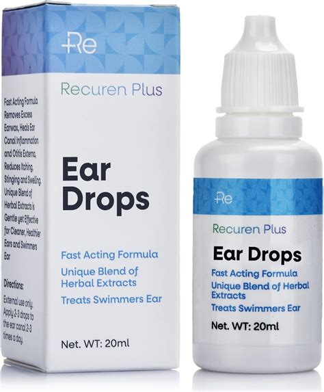 Recuren Plus Ear Drops Earwax Removal And Inflammation Relief 20ml In Nepal At Npr 7918 Rating 5