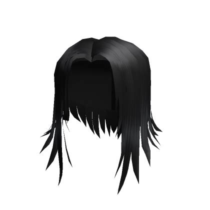 Long Straight Hair Black Roblox