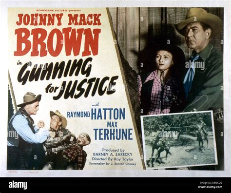 Gunning For Justice Right Evelyn Finley Johnny Mack Brown Bottom