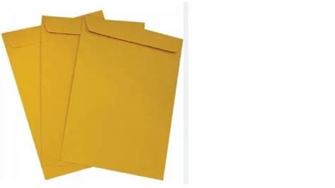 Non Printed Paper Yellow Laminated Envelope At Best Price In New Delhi