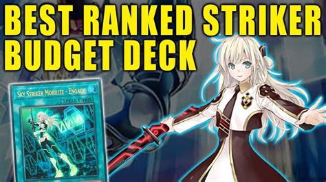 Best Budget Sky Striker Deck For Ranked Master Duel Upgrades Youtube