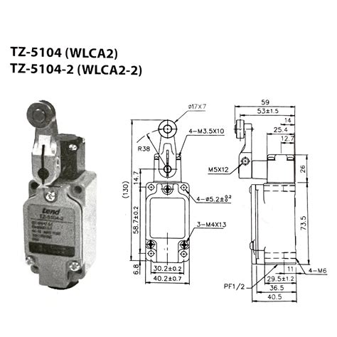 Tend Limit Switch Tz Seires Tz No Nc Svselectric