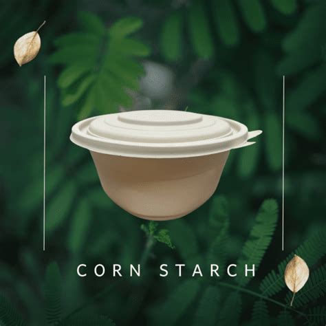 Eco Friendly Takeaway Bowls Set Ml Corn Starch