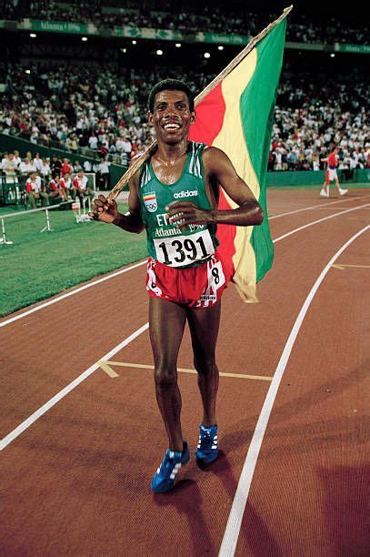 Ethiopian Athlete Haile Gebrselassie Winner Of The 10 000 Metres At Artofit