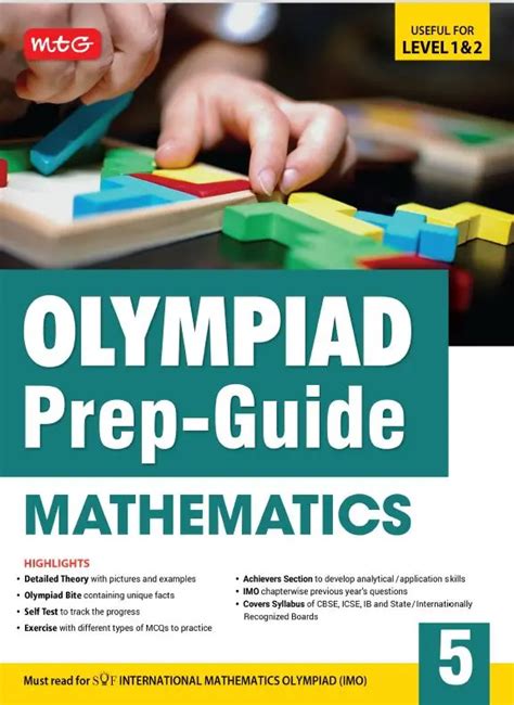 Mtg Olympiad Prep Guide Mathematics Class 5 For 2024 Exam