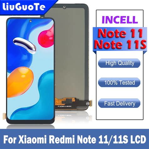 6 43 Incell Lcd For Xiaomi Redmi Note 11 Display Note11s 2201117tg