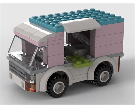 LEGO MOC Ice Cream Truck - 6-wide by SvenKnie | Rebrickable - Build ...