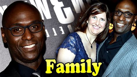 Lance Reddick Family With Daughter,Son and Wife Stephanie Reddick 2023 ...