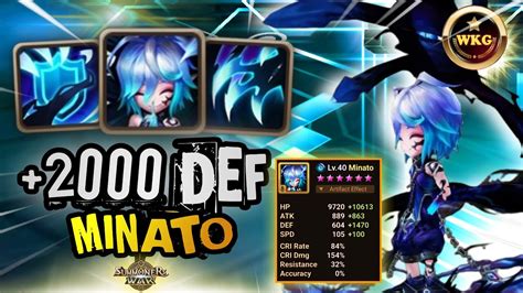 WTF BUILD HE MAKE MINATO TO COUNTER SONIA IN RTA SUMMONERS WAR YouTube