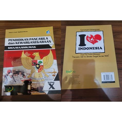 Jual PENDIDIKAN PANCASILA Dan KEWARGANEGARAAN SMA MA SMK MAK Kelas X