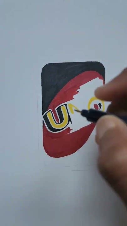 Realistic Uno Card Drawing Youtube