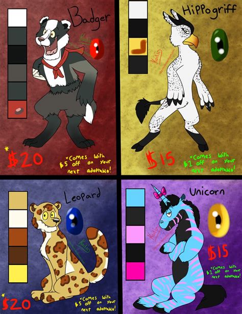 Free Download Fnaf Adoptables Set 1 Open By Koili On 784x1019 For