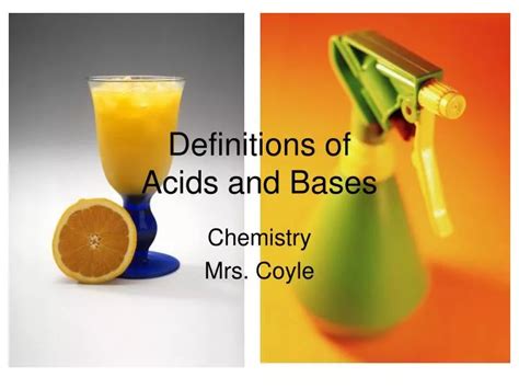 Ppt Definitions Of Acids And Bases Powerpoint Presentation Free