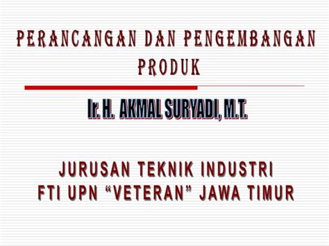 Info Perancangan Dan Pengembangan Produk Ppt