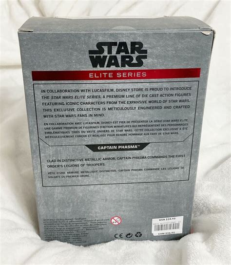 Disney Store Star Wars Elite Series Captain Phasma Die Cast Action