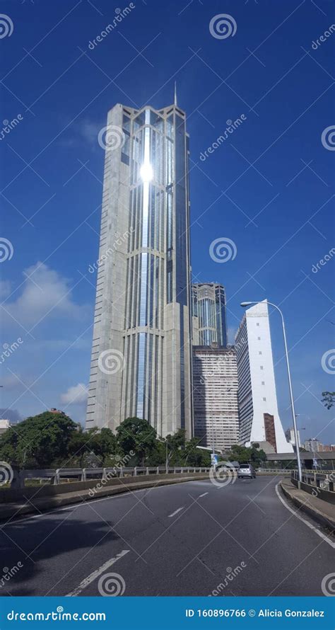 Caracas Central Park Skyscrapers In Caracas Editorial Photo Image Of