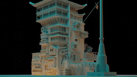 Spirited Away Bathhouse Finished Projects Blender Artists Community